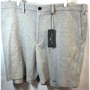 New $60 Shaq Shaquille ONeal Shorts Big Tall Mens Size 50 XLG Heather Gray Knit‎